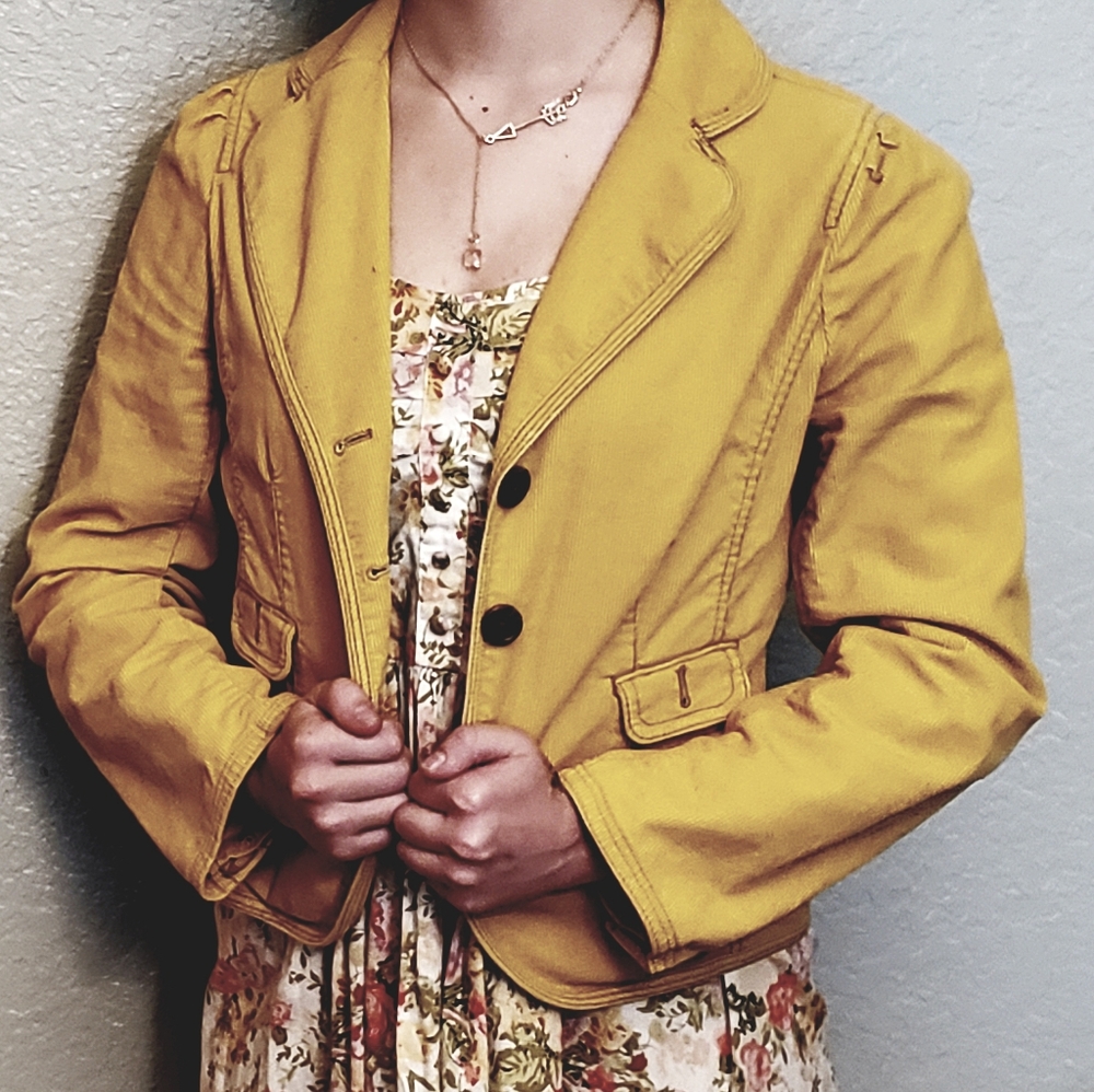 Yellow Corduroy Jacket